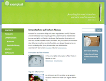 Tablet Screenshot of examplast.nicolaischwarz.de